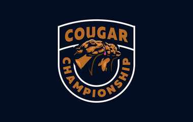 Fototapeta premium Wild cat licks its cub.