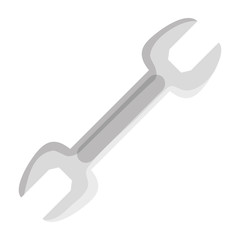 wrench metal tool isolated icon