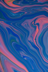 Abstract acrylic paint background, beautiful color mix.