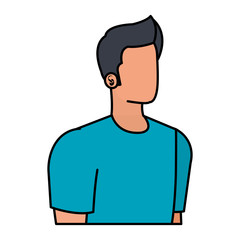 young man avatar character icon