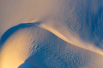 dawn light, sand dune patterns