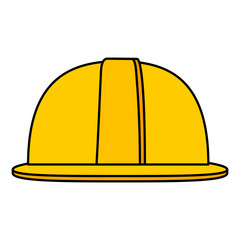 helmet construction element isolated icon