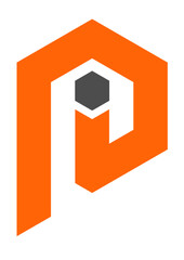 pi ip letter logo icon template - obrazy, fototapety, plakaty