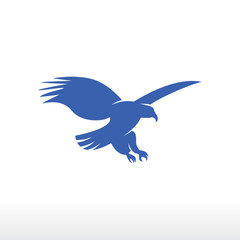 flying eagle logo design concept