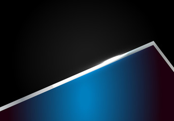 Metallic Blue background, elegant vector design.