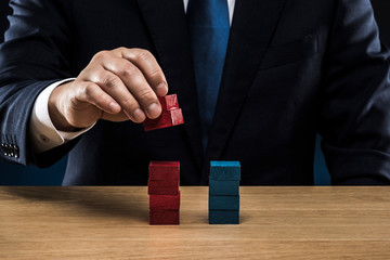 ブロックを積み上げる