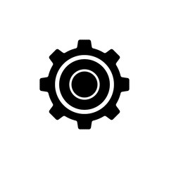 Gear symbol icon vector illustration