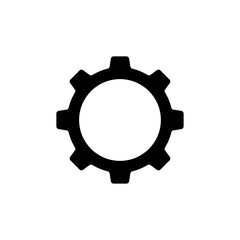 Gear symbol icon vector illustration