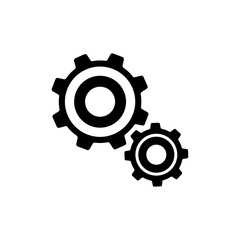 Gear symbol icon vector illustration