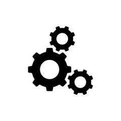 Gear symbol icon vector illustration