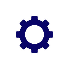 Gear symbol icon vector illustration
