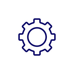 Gear symbol icon vector illustration