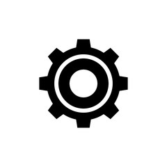 Gear symbol icon vector illustration