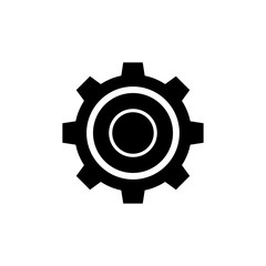 Gear symbol icon vector illustration