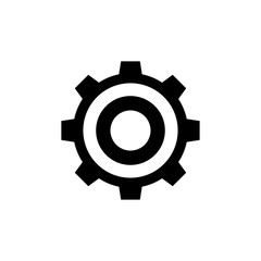 Gear symbol icon vector illustration