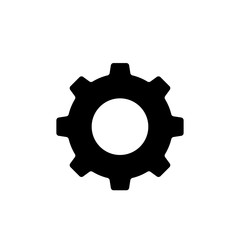 Gear symbol icon vector illustration