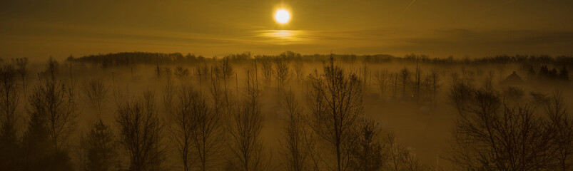 Fototapeta premium Foggy morning