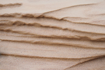 Fototapeta na wymiar Natural brown wet sand nature texture background