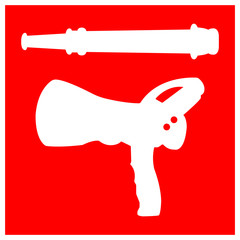 Fire Sprinkler Heads Symbol Sign Isolate On White Background,Vector Illustration EPS.10