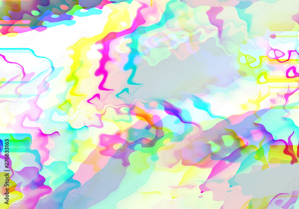 Poster Abstract background with vibrant colorful ripple in motion