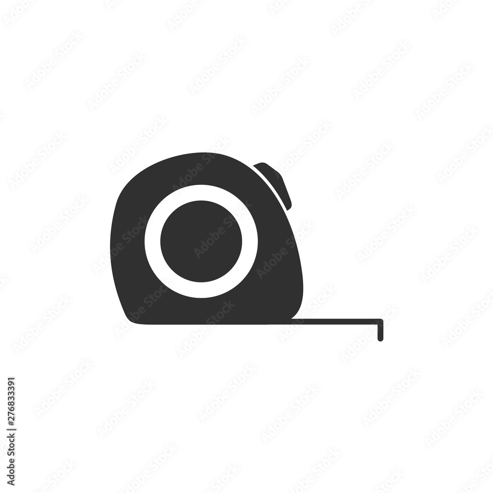 Poster tape measurement icon template black color editable. tape measurement symbol vector sign isolated on
