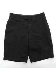 short pants on white background