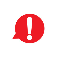 Exclamation Mark Icon Vector Illustration - Vector