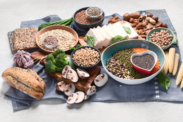 Healthy food for vegans and vegetarian.