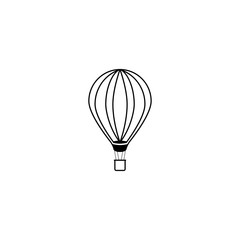 Naklejka premium Hot Air Balloon icon Vector Illustration - Vector
