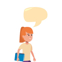 back to school flat design