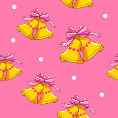 wedding bell vector pattern graphic design