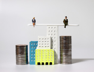 Miniature houses and miniature people. The concept of social and spatial inequality.