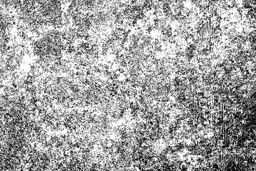 Grunge is black and white. Abstract monochrome background. The grim texture of disaster. Pattern of cracks, chips. Dirty vintage surface. Old worn wall.