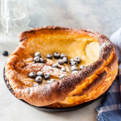 Dutch Baby with Blueberries