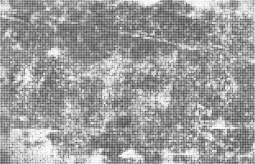 Halftone texture abstract wave of dots.