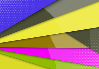 Fototapeta premium Modern style abstraction with composition made of various line shapes background. vector overlap layer on space for background design.