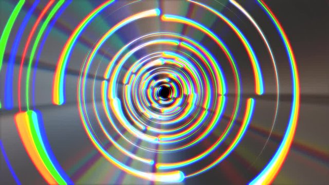 shiny rainbow color glitch rotating lines drops background animation New quality universal motion dynamic animated technological colorful joyful dance music video 4k 60p stock video footage