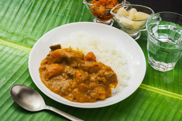 スパイシーなカレーライス　Curry and rice