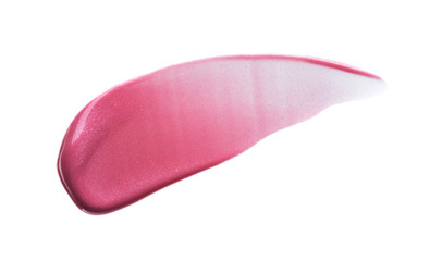 Gently pink strokes and texture of lip gloss