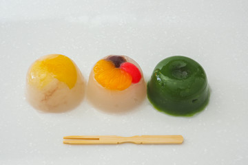 夏の和菓子　Summer Japanese sweets (wagashi)