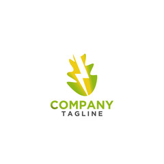 Leaf Logo design green color