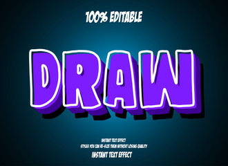 editable font, font effect style