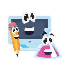 back to school flat design