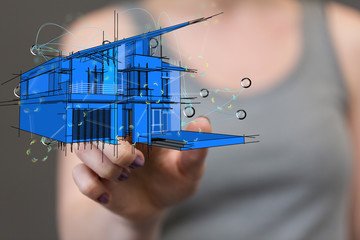 using futuristic interface of smart home automation iot