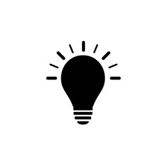 bulb icon template vector illustration - vector