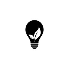 bulb icon template vector illustration - vector