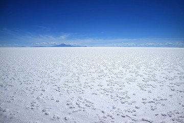 Salar de Uyuni salt flats after the rainy season, UNESCO world heritage site in Bolivia, South America