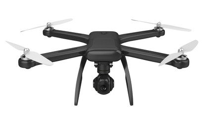 Drone Quadcopter Isolated