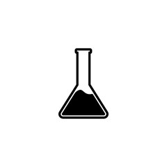 Flask Erlenmeyer Lab Icon Vector illustration - vector