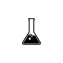 Flask Erlenmeyer Lab Icon Vector illustration - vector